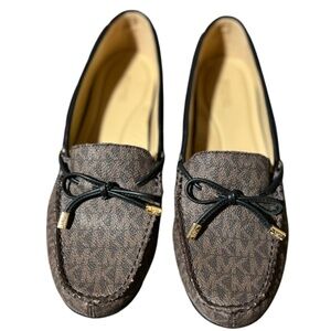 Michael Kors Sutton Signature Logo Moccasin Flat Loafers